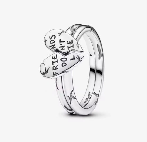 Bague Friends Don’t Lie – Argent Upside Down