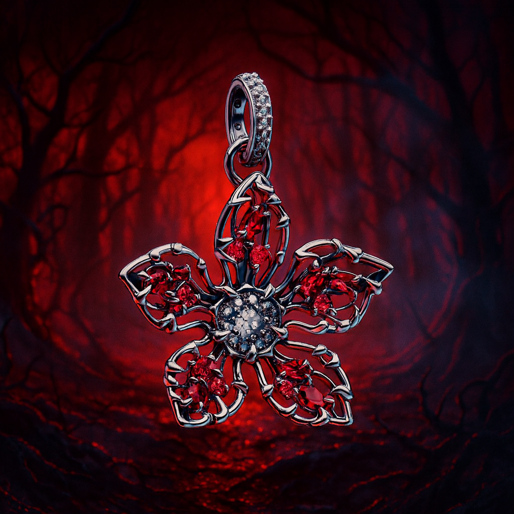 Pendentif Upside Bloom – Fleur de l’Autre Monde